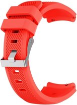 Strap-it siliconen horlogeband 22mm universeel - rood