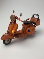 Flower power scooter oranje