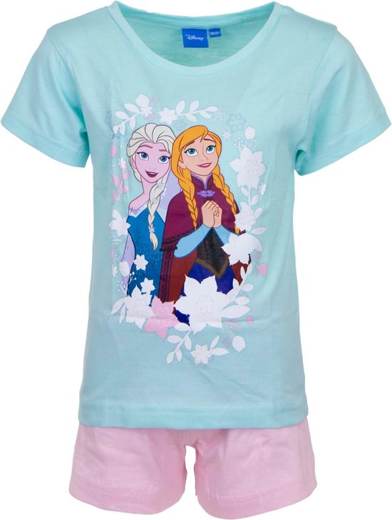 Frozen pyjama - korte broek en t-shirt - Anna en Elsa shortama - maat 92 |  bol.com