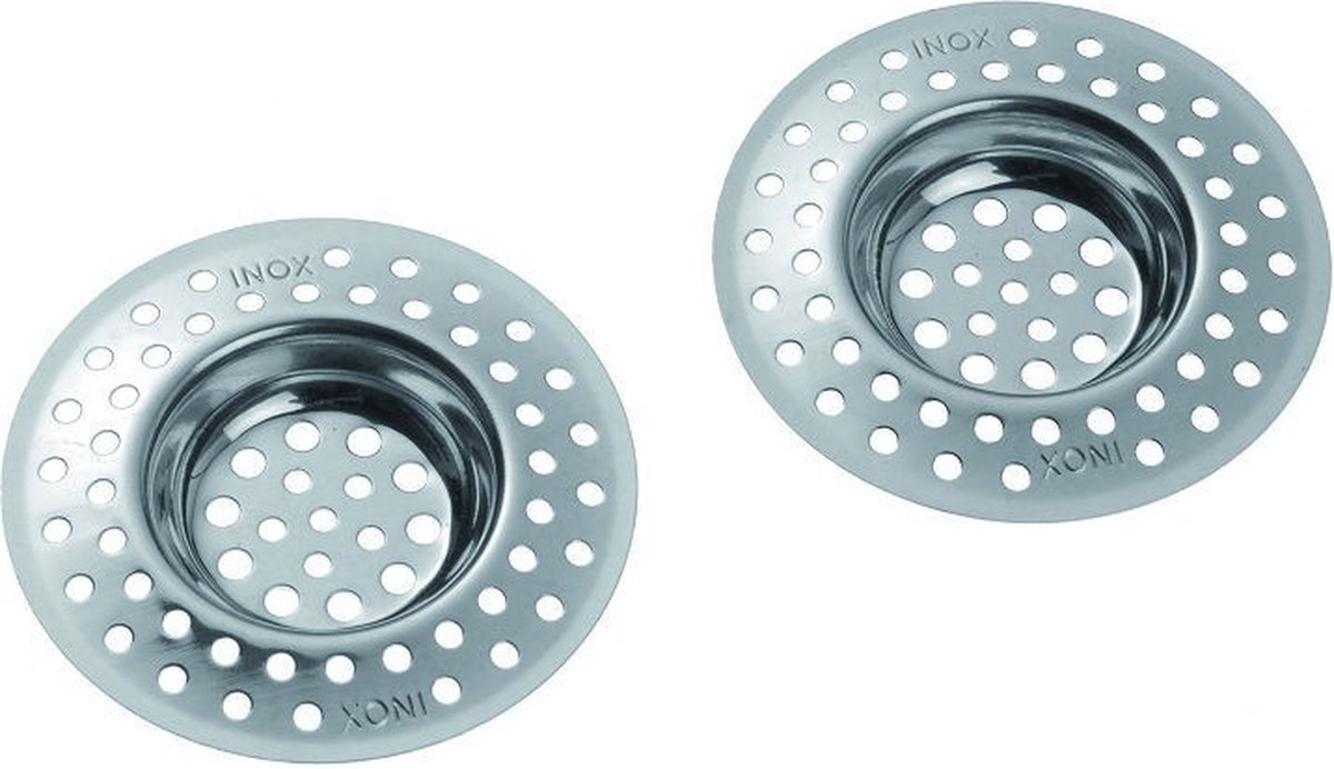 Goedkoopste Westmark Gootsteenzeven, 2 stuks, ø 7 cm, rond, roestvrij staal, zilver, 52082270