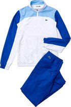 Lacoste Sport Colorblock Trainingspak - Maat XXL  - Mannen - blauw/wit