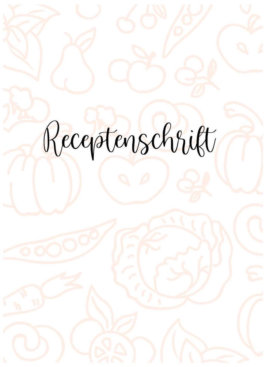 HappyBook - Kookschriften - Receptenschrift - A4 - Receptenboek - Kooknotities - Kookboek - Kookliefhebbers - Gerechten opschrijven - Gerechtenschrift - Cadeau voor de kookliefhebber - Gerechten om te bewaren - Familierecepten - Food - Food Journal
