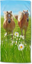 Good Morning Strandlaken - Horses - Junior - 75 X 150 Cm - Velours