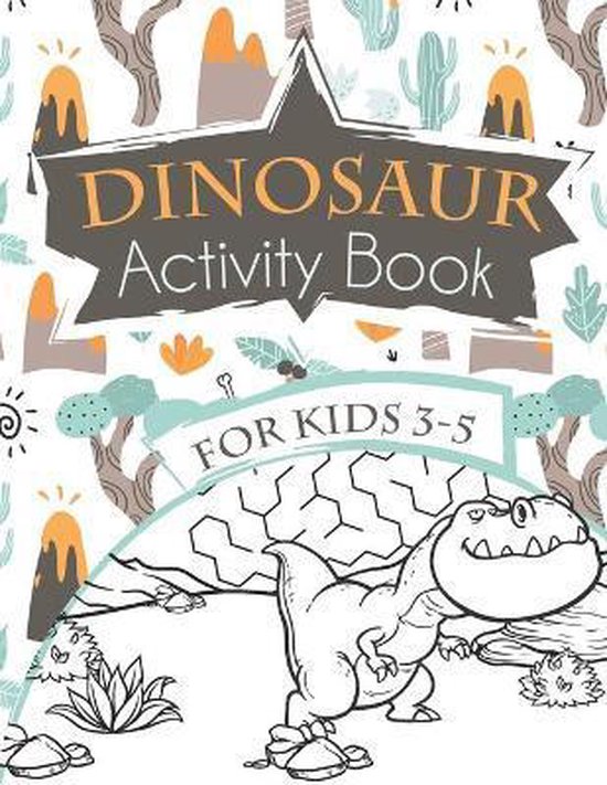 Dinosaur Activity Book for Kids 3-5 - cover