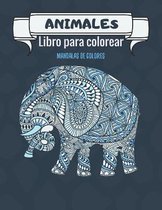 Animales - Libro para colorear mandalas