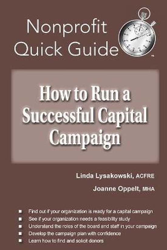 How to Run a Successful Capital Campaign - cover