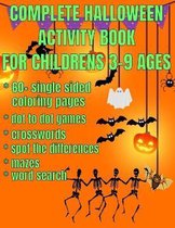 complete halloween activity book for children