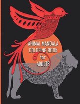 Animal mandala coloring book for adults