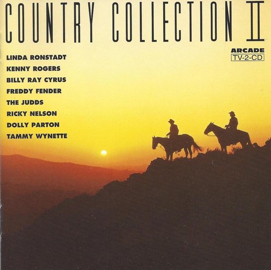 Country collection II - Dubbel Cd - Linda Ronstadt, Freddy Fender, Anne Murray, Bellamy Brothers, Johnny Cash, Sommerset