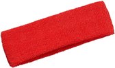 Atipick Zweetband 18 X 5 Cm Katoen Rood