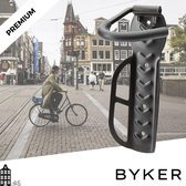 Fiets opbergsysteem van BYKER Amsterdam - Ophangsysteem - Fietsbeugel - Muurbeugel - Design - Voor Alle Fietsen - 25 kg