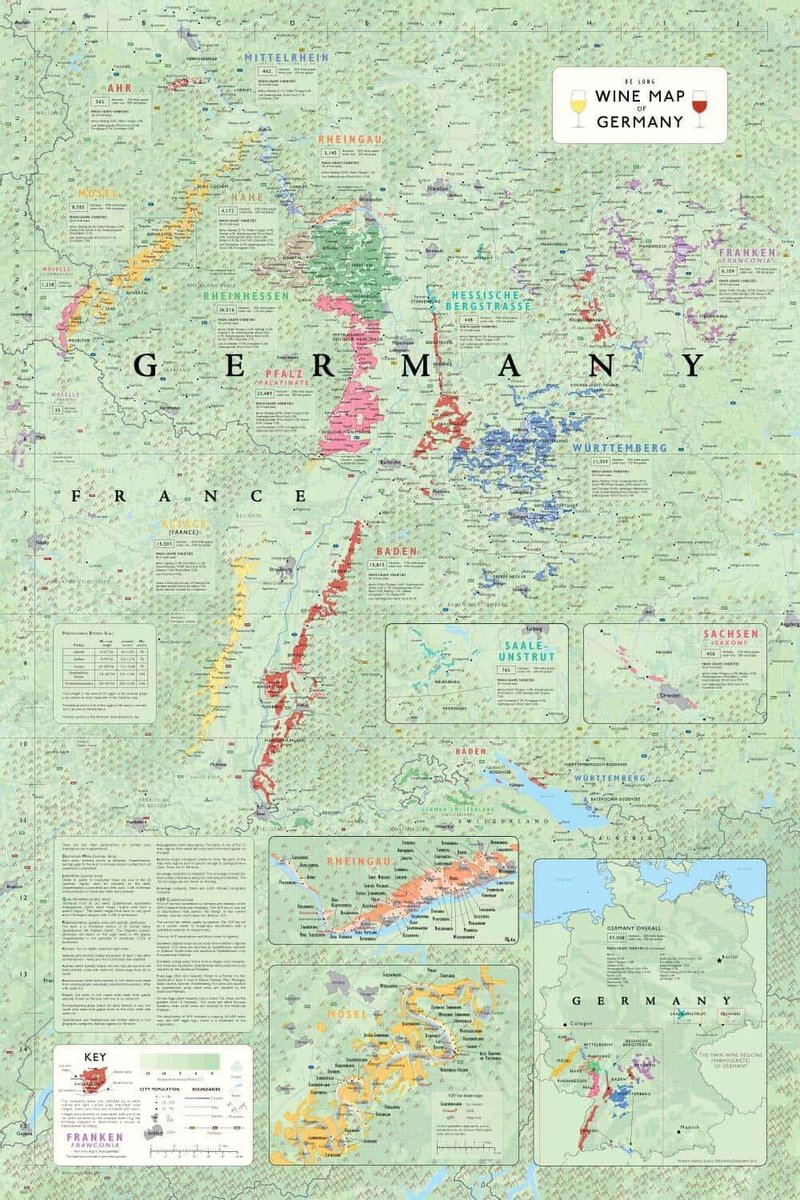 Wijnkaart Duitsland