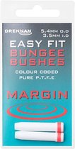Drennan Easy Fit Bungee Bushes - Margin - 3.5mm ID - Rood