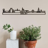 Skyline Aalst zwart mdf (hout) - 60cm - City Shapes wanddecoratie