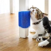 Kam voor honden en katten-Massage Borstel-Haar verwijderen-kattenborstel-Hondenhaar en kattenhaar verwijderen-Dieren borstel-Zelfborstel Kat-Blauw