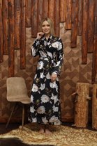 Lange kimono satijn