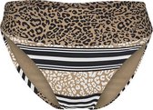 Sapph 32S Eva Foldover Brief Dames Leopard-36