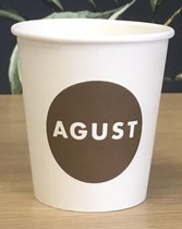 Caffè Agust paper cup 6oz/180cc (100)