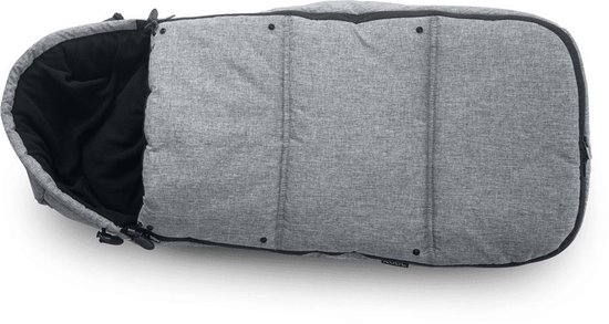 Leclerc Baby Comfortabele Universele Voetenzak Polar - Buggy/Kinderwagen - Grey Melange — afbeelding 2