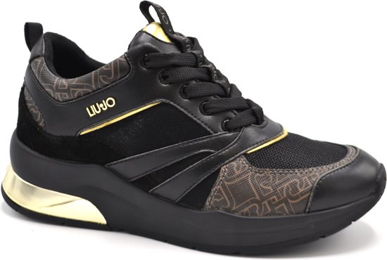 Liu Jo Karlie 59 Dames Sneaker - Zwart - Maat 37 | bol.com