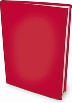 Rekbare boekenkaften A4 - Rood - 6 stuks