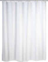 Rideau de douche Wenko Polyester - Anti-moisissure - 180x 200cm - Blanc