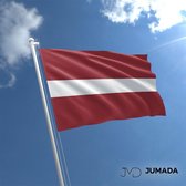 Jumada's Latvische Vlag - Flag of Latvia - Vlag Letland - Vlaggen - Polyester - 150 x 90 cm