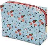 Balvi Toilettas Bloem Dames 12 X 16 X 6 Cm Polyester Blauw