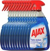Ajax - Triple Action - Glasspray - 12 x 750ML - Voordeelverpakking