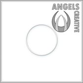 Metalen ring, wit 15cm