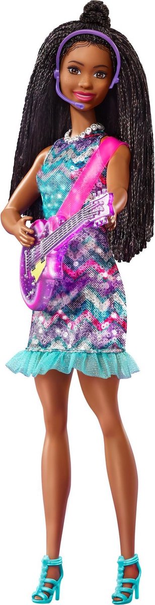 Barbie Big City Dreams Barbie Pop - Zangeres met Bruin Haar