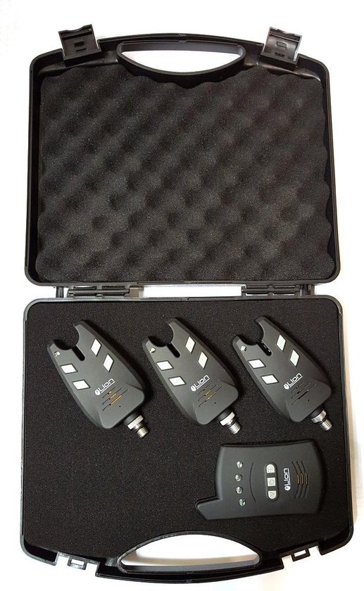 Lion Sports Acis Pro Draadloze Beetmelder Set 3+1 - Wireless Bite Alarm