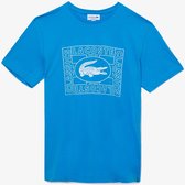 Lacoste Heren T-shirt - Blue - Maat S