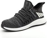 Werkschoenen Dames / Heren - Veiligheidsschoenen Dames - Veiligheidsschoenen Heren - Veiligheidsschoenen Sneakers - Unisex - Sportief - Lichtgewicht- S1P - Maat 37 - Donkergrijs