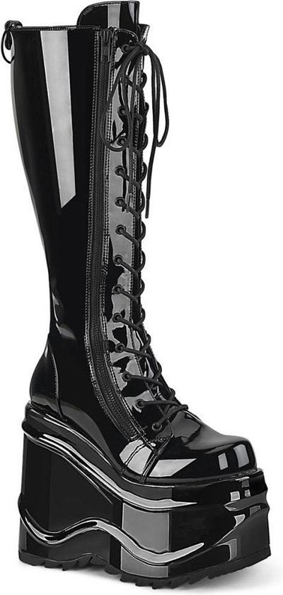 Demonia Plateau Bottes femmes -37 Chaussures- WAVE-200 US 7 Zwart | bol