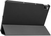 Tablet hoes geschikt voor Lenovo Tab P11 Plus (11 inch) - Tri-Fold Book Case - Zwart