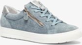 Hush Puppies suede dames sneakers - Blauw - Maat 37 - Echt leer - Uitneembare zool