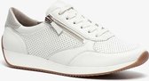 Jenny leren dames sneakers - Wit - Maat 38 - Echt leer