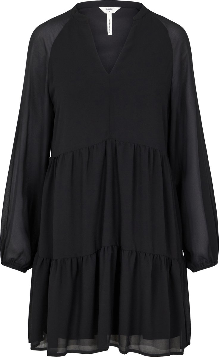 Object Objmila Gia L/s Dress Jurken Dames Kleedje Rok Jurk