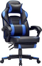 Tank - E-Sports - Game stoel - Ergonomisch - Bureaustoel - Verstelbaar- Racing - Gaming Chair - Zwart / Blauw