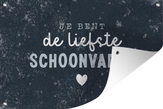 Tuindecoratie Kado voor man - Vaderdag - Quote - Jij bent de liefste