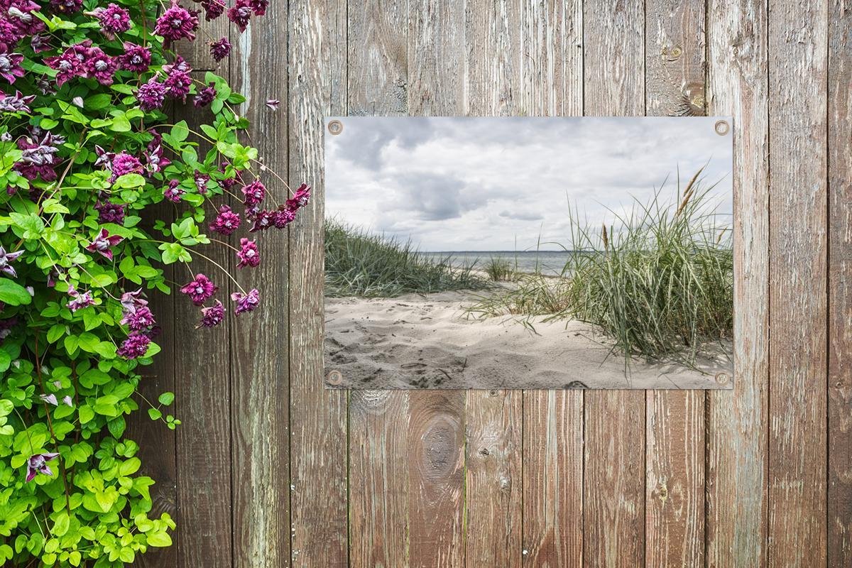 Cadre photo avec affiche - Sable - Plantes - Allemagne - 120x80 cm