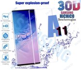 Samsung Galaxy A11 Tempered Glass / Screen protector Glas / Glass / Beschermglas /  Glazen bescherming 9H 0.25MM 2.5D van HiCHiCO