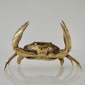 Gouden Krab - object - ornament - 16 x 10 cm