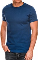 Heren - T-shirt - basic - Dark Blue