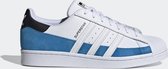 adidas Superstar Heren Sneakers - Bright Blue/Ftwr White/Core Black - Maat 44