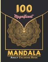 100 Magnificent Mandala Adult Coloring Book