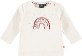 Babyface T-Shirt Long Sleeve Meisjes T-shirt - Ivory - Maat 74
