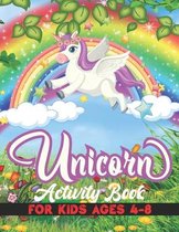 Unicorn Activity Book for kids ages 4-8