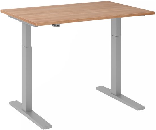 XMKA 12 S | Bureau – 120×80 Eiken Tafelhoogte I Elektrisch in hoogte verstelbaar